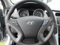 Gray 2012 Hyundai Sonata GLS Steering Wheel