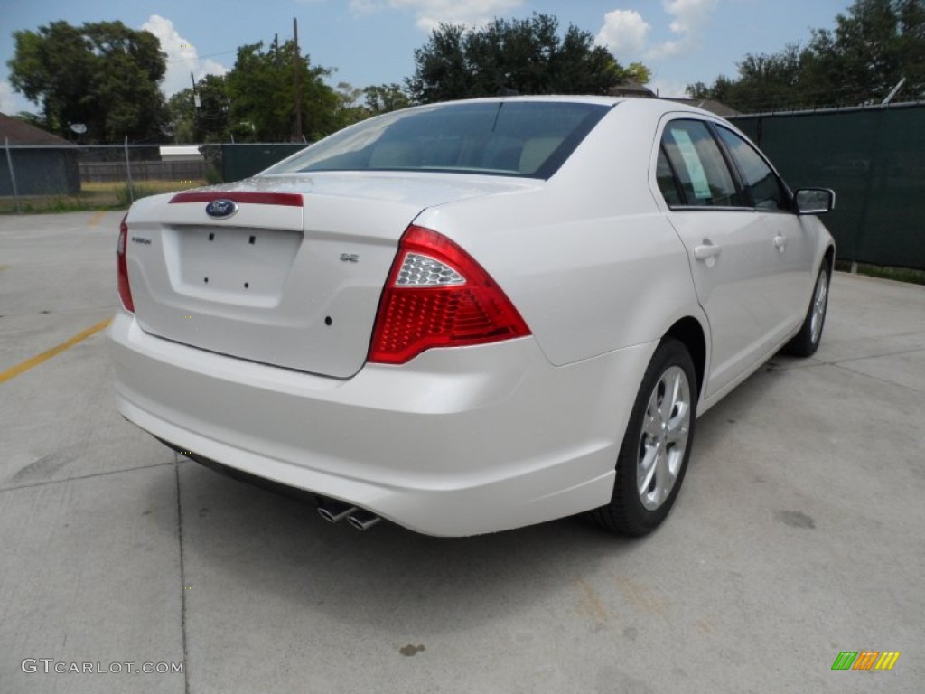 White Platinum Tri-Coat 2012 Ford Fusion SE Exterior Photo #51217427