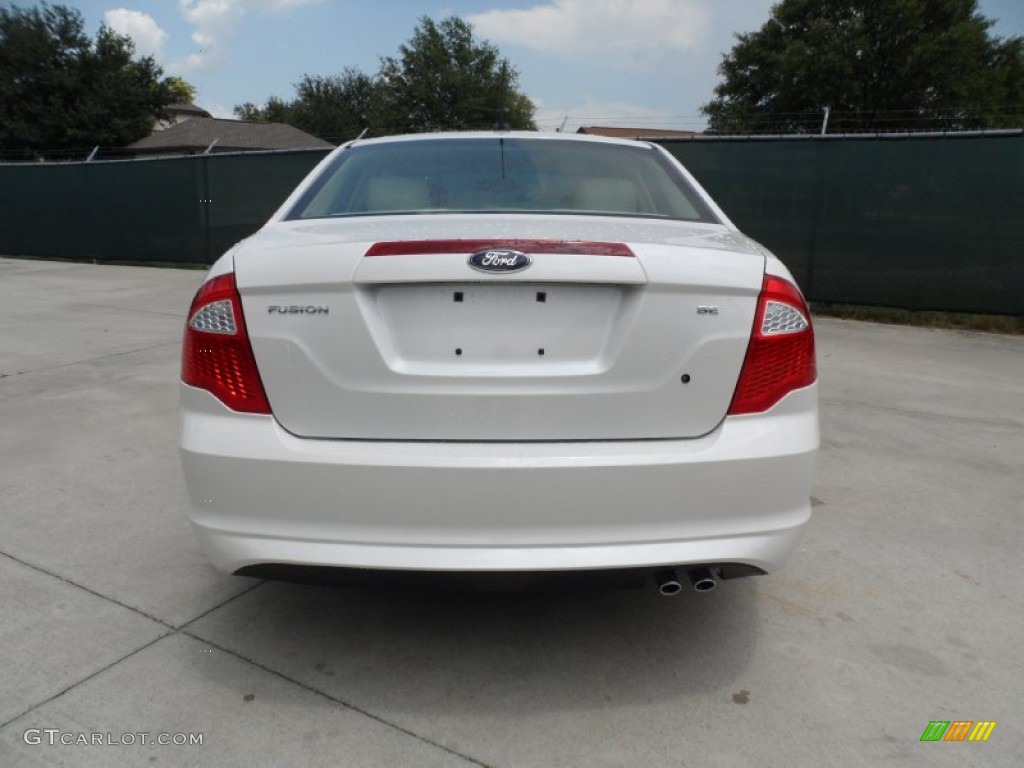 White Platinum Tri-Coat 2012 Ford Fusion SE Exterior Photo #51217442