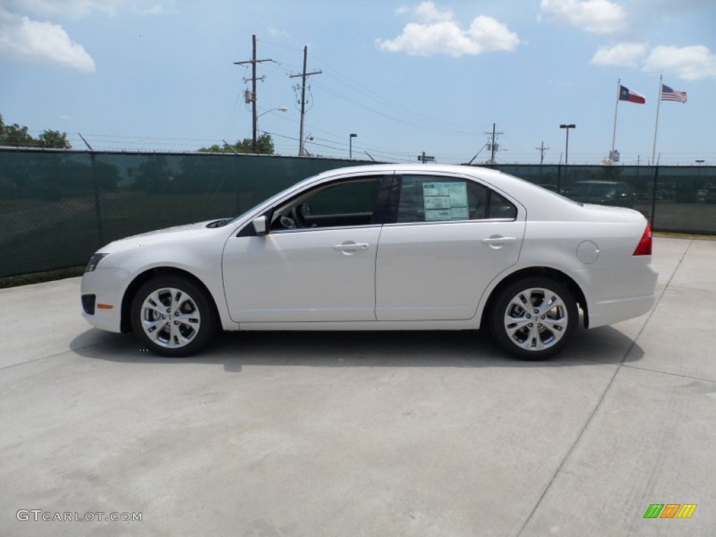 White Platinum Tri-Coat 2012 Ford Fusion SE Exterior Photo #51217472