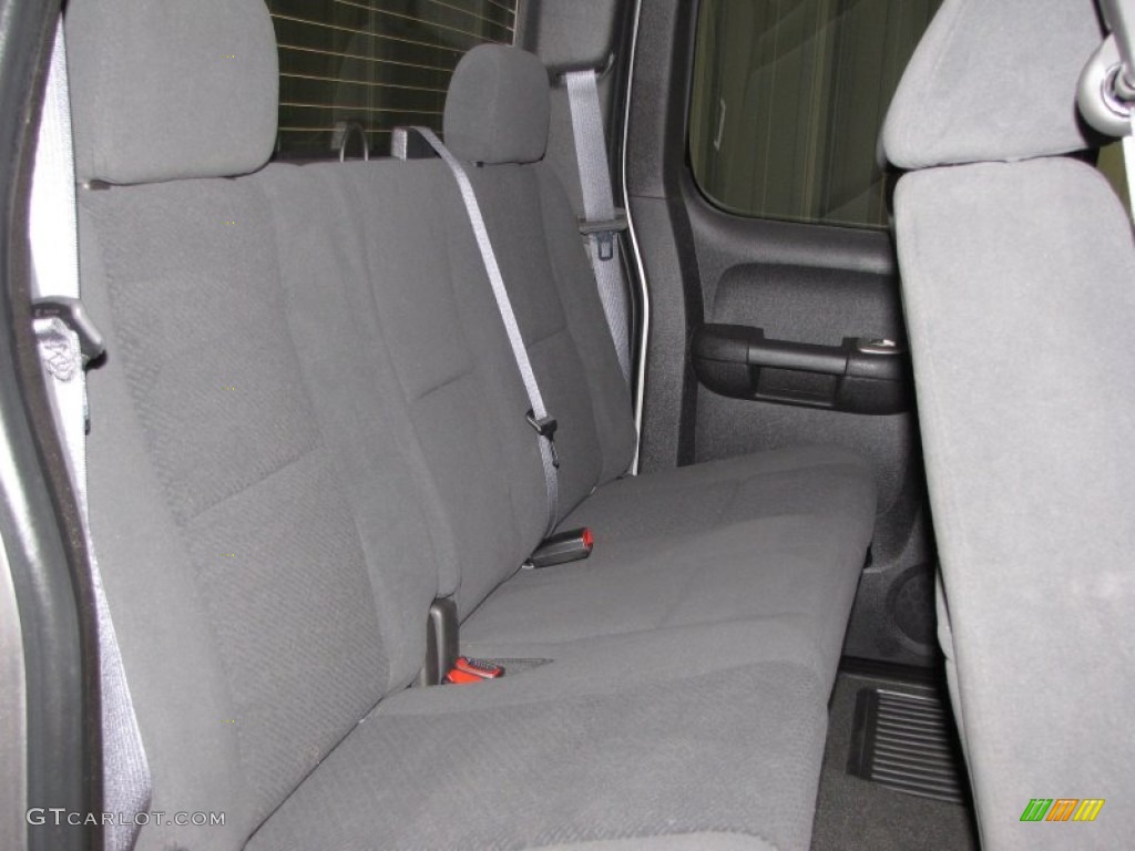 Ebony Interior 2008 Chevrolet Silverado 1500 Z71 Extended Cab 4x4 Photo #51218267