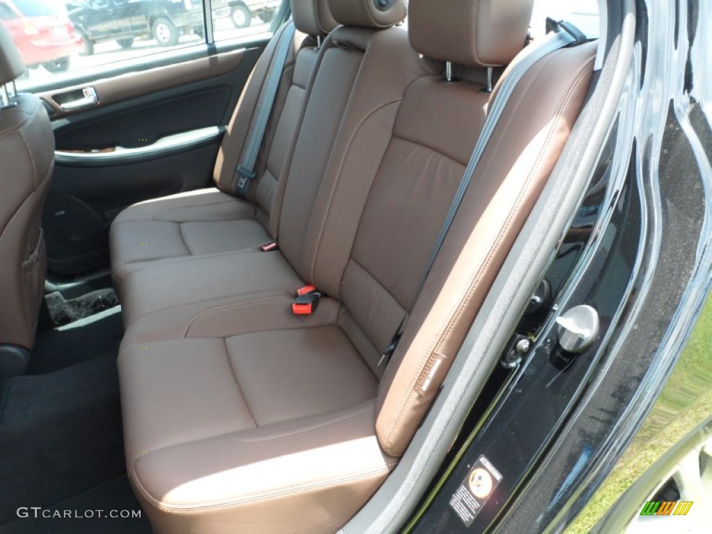 Saddle Interior 2012 Hyundai Genesis 3.8 Sedan Photo #51218270