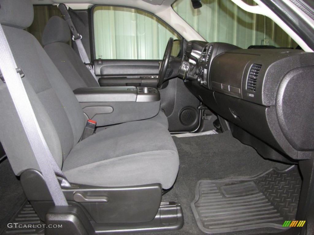 Ebony Interior 2008 Chevrolet Silverado 1500 Z71 Extended Cab 4x4 Photo #51218297