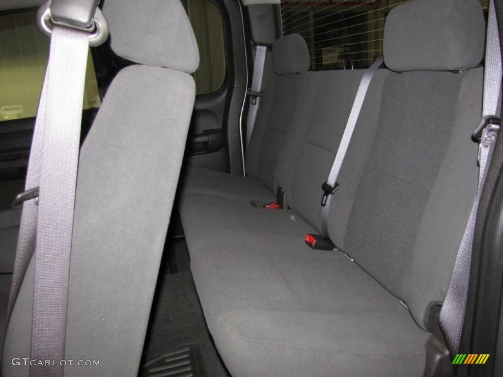 Ebony Interior 2008 Chevrolet Silverado 1500 Z71 Extended Cab 4x4 Photo #51218363