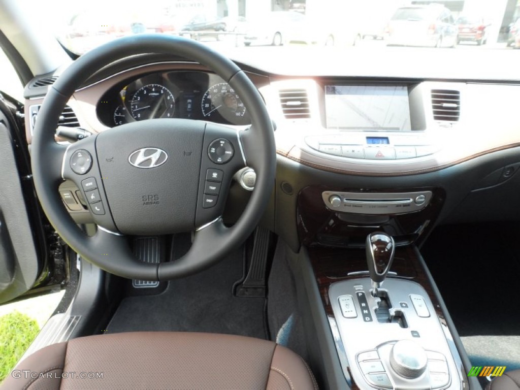 Saddle Interior 2012 Hyundai Genesis 3.8 Sedan Photo #51218384