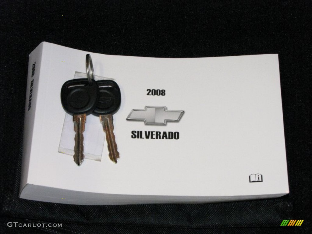 2008 Silverado 1500 LS Regular Cab 4x4 - Black / Dark Titanium photo #17