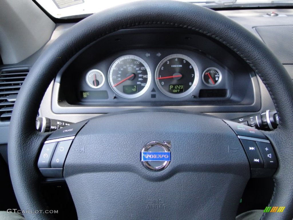 2012 Volvo XC90 3.2 AWD Off Black Steering Wheel Photo #51219749