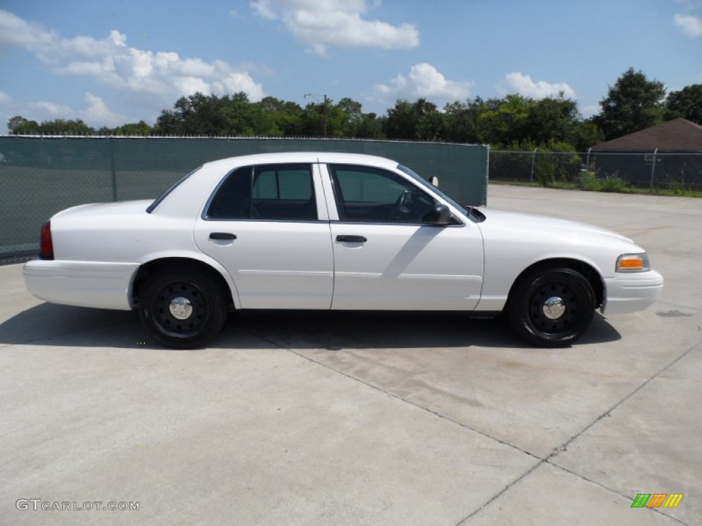 Vibrant White 2008 Ford Crown Victoria Police Interceptor Exterior Photo #51219998