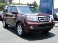 2009 Dark Cherry Pearl Honda Pilot EX-L  photo #13