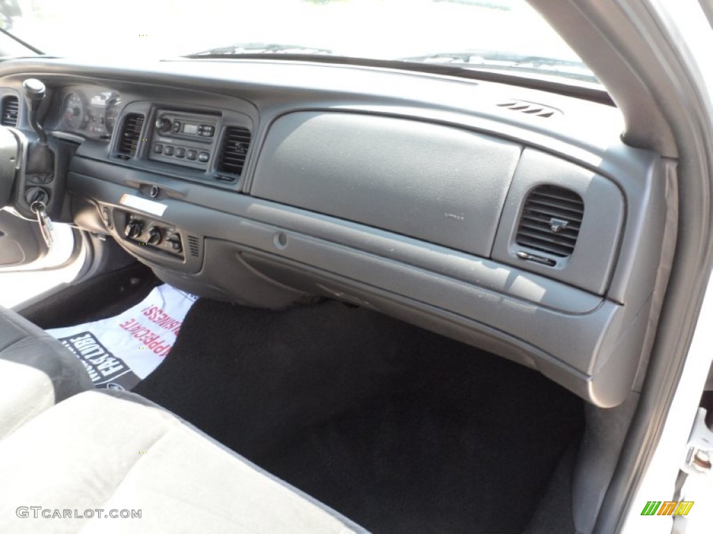2008 Ford Crown Victoria Police Interceptor Charcoal Black Dashboard Photo #51220361