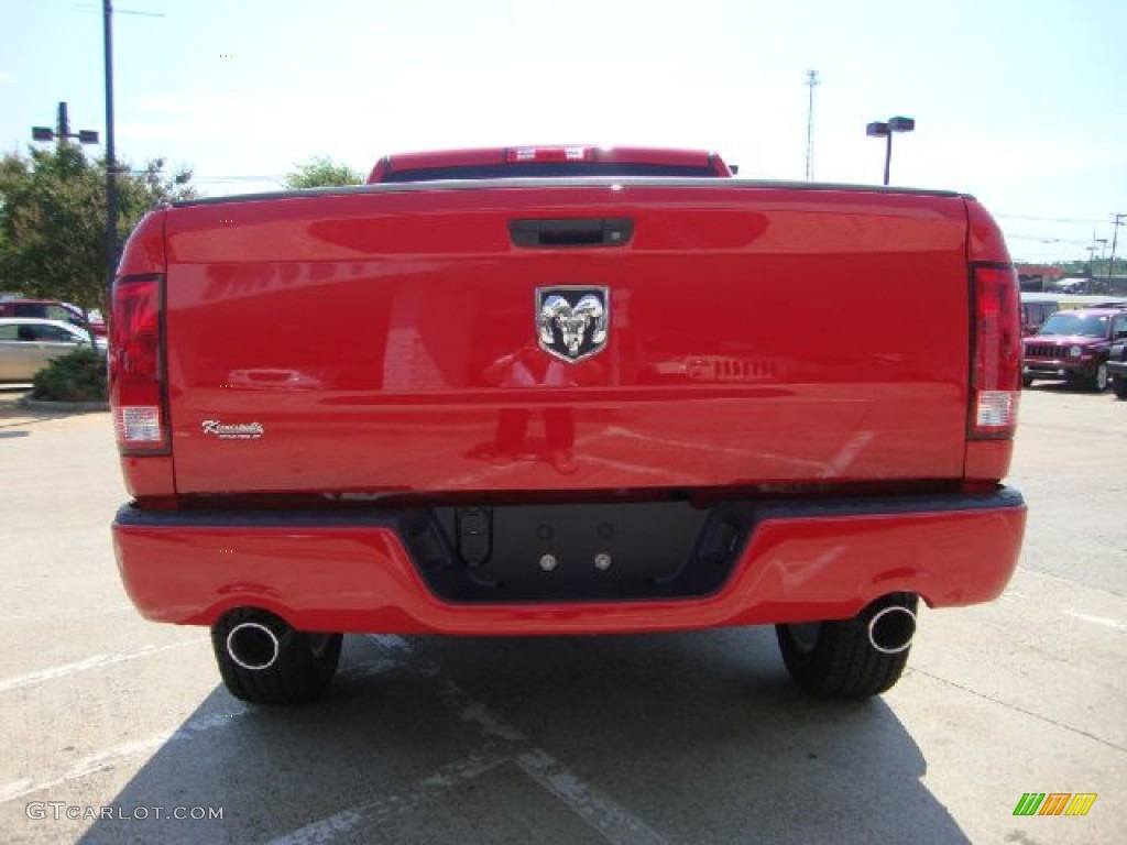 2011 Ram 1500 Express Regular Cab - Flame Red / Dark Slate Gray/Medium Graystone photo #4