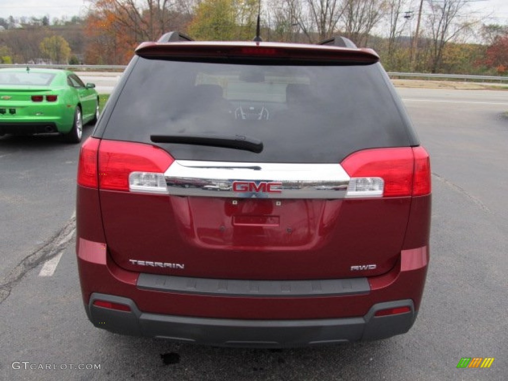 Merlot Jewel Metallic 2010 GMC Terrain SLT AWD Exterior Photo #51222155