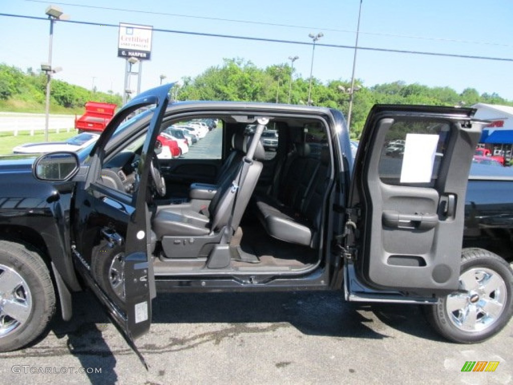 2009 Silverado 1500 LTZ Extended Cab 4x4 - Black / Ebony photo #12