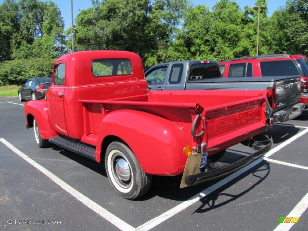 Bright Red 1951 Chevrolet Pickup Truck Exterior Photo #51222731