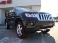 2011 Brilliant Black Crystal Pearl Jeep Grand Cherokee Overland 4x4  photo #1