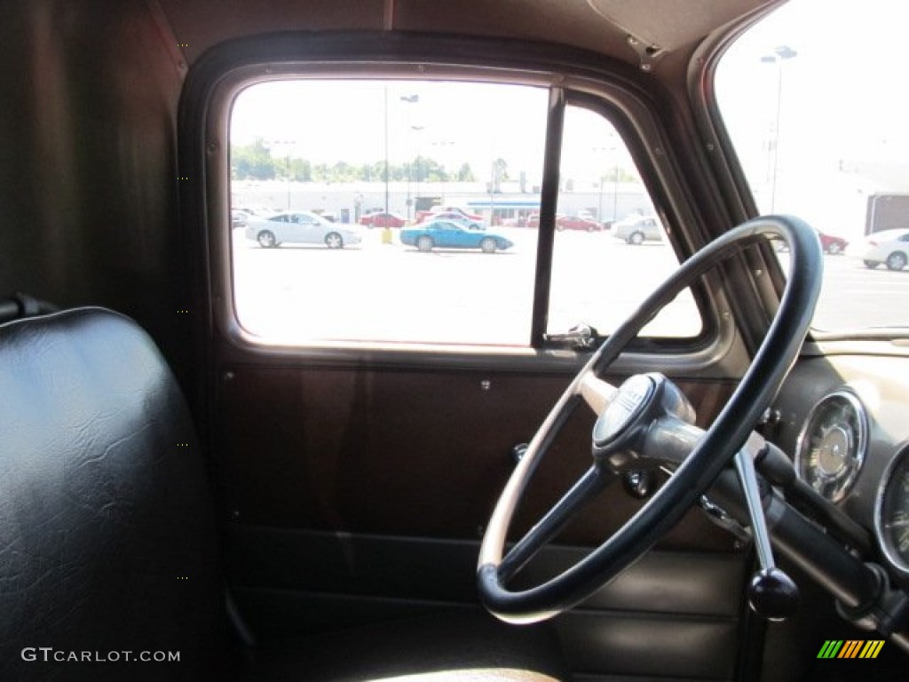 Brown Interior 1951 Chevrolet Pickup Truck Photo #51222896