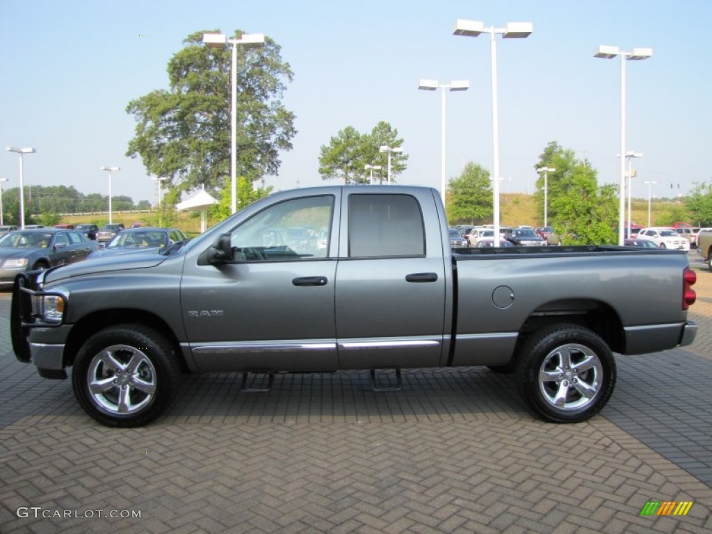 2008 Ram 1500 Big Horn Edition Quad Cab 4x4 - Mineral Gray Metallic / Medium Slate Gray photo #2
