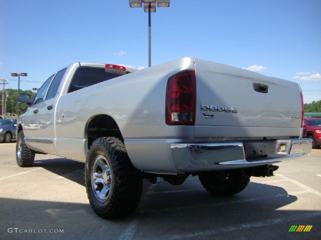 2002 Ram 1500 SLT Quad Cab 4x4 - Bright Silver Metallic / Dark Slate Gray photo #5