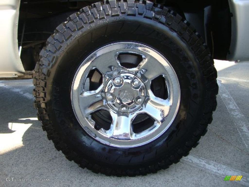 2002 Ram 1500 SLT Quad Cab 4x4 - Bright Silver Metallic / Dark Slate Gray photo #35