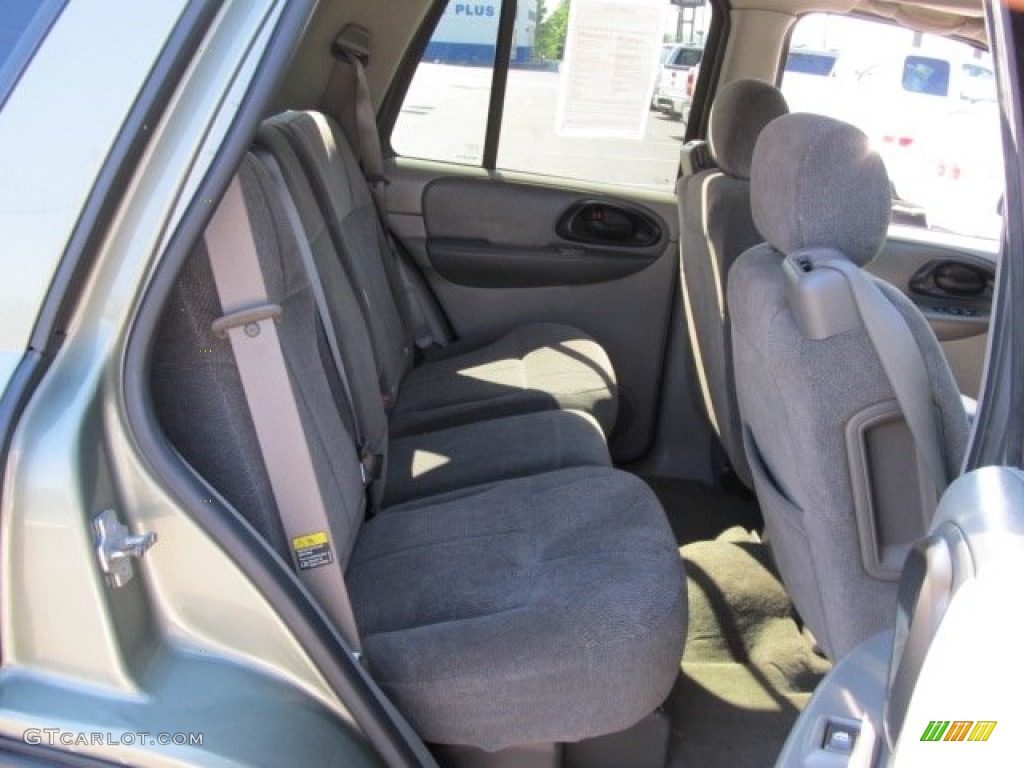 2004 TrailBlazer LT 4x4 - Silver Green Metallic / Medium Pewter photo #21