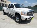 Bright White - Ram 3500 SLT Quad Cab 4x4 Dually Photo No. 1