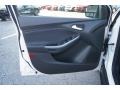 Charcoal Black Leather Door Panel Photo for 2012 Ford Focus #51225122