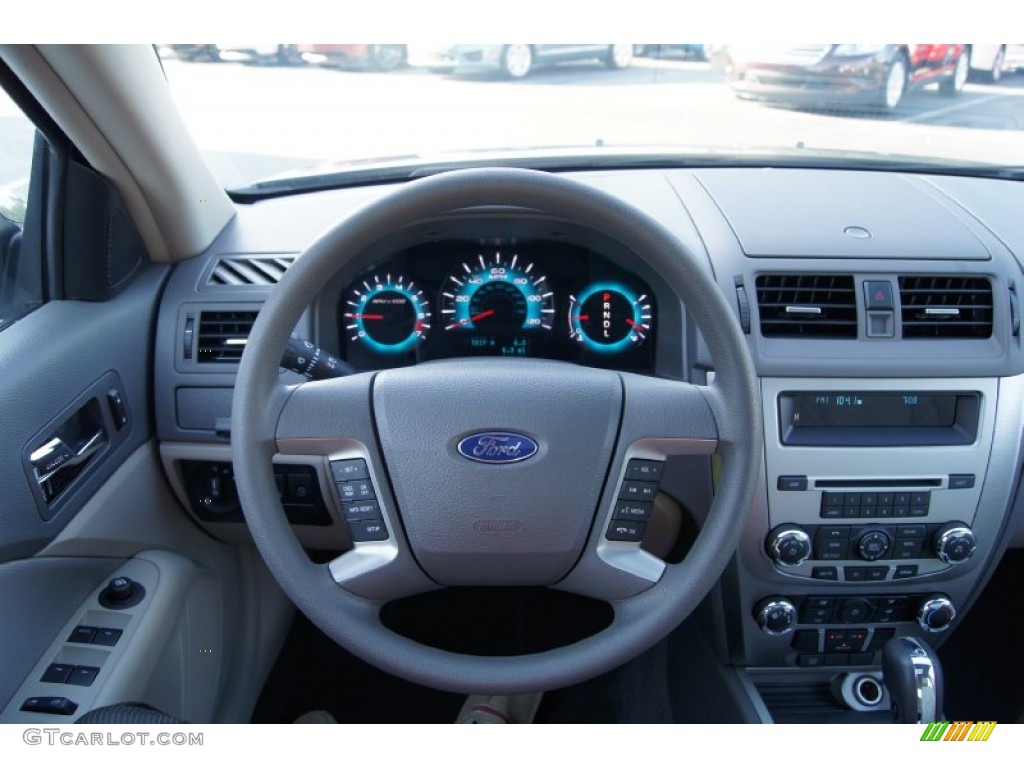 2012 Ford Fusion SE Medium Light Stone Dashboard Photo #51225671