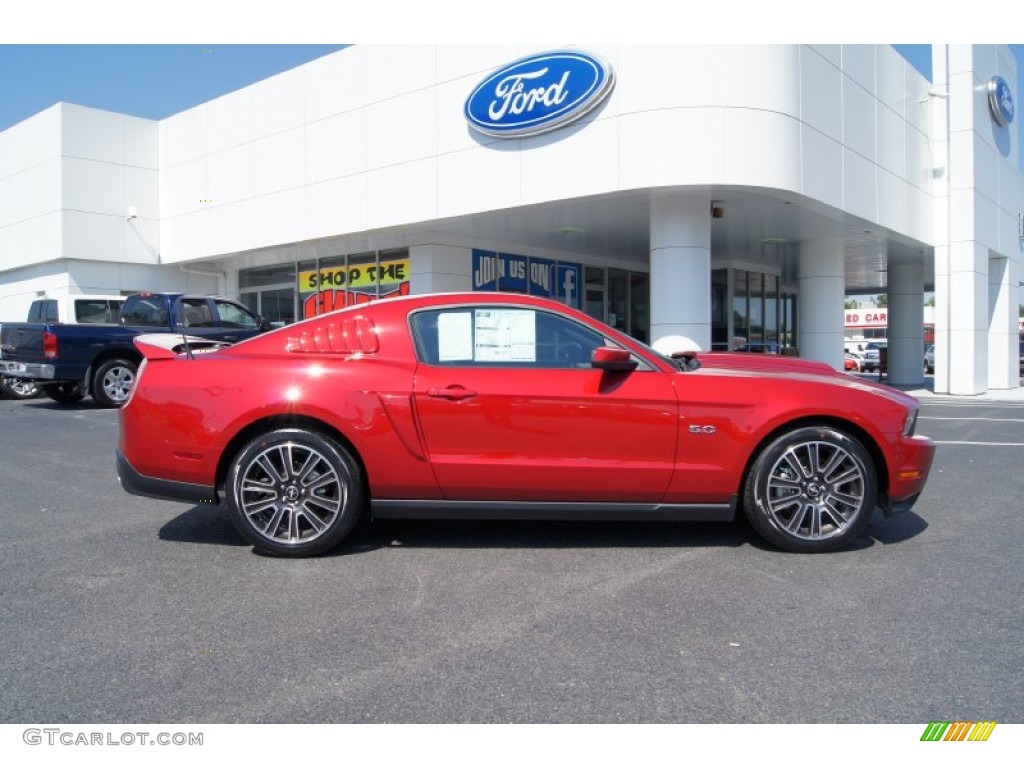 Red Candy Metallic 2012 Ford Mustang GT Premium Coupe Exterior Photo #51225794