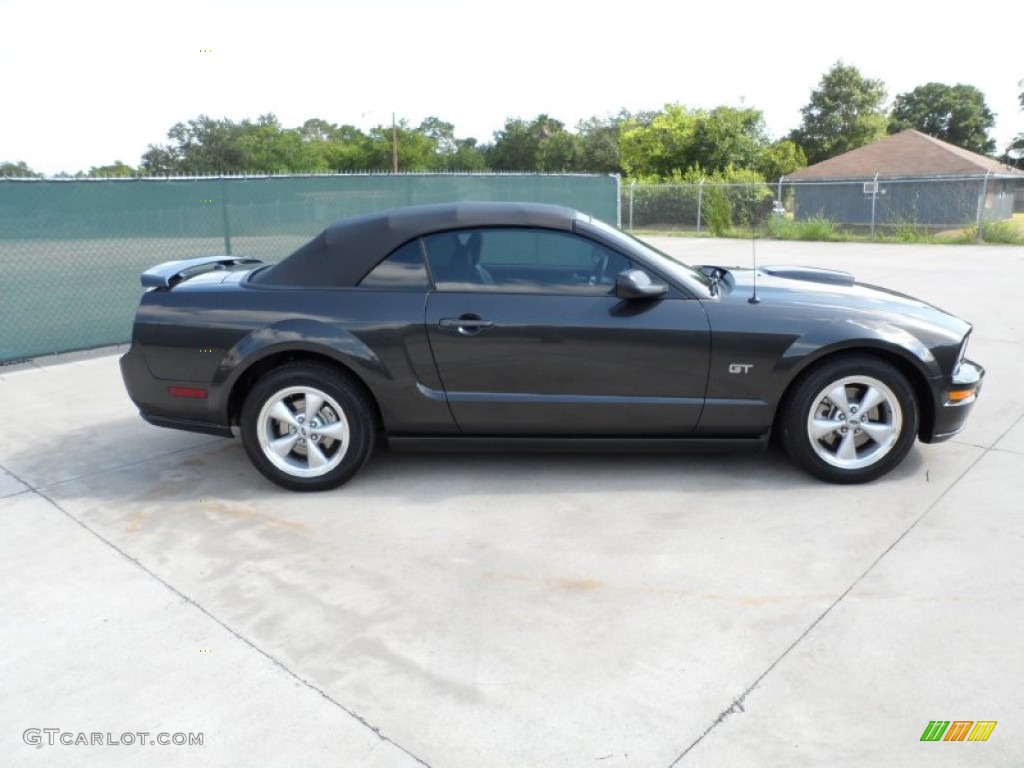 2008 Mustang GT Premium Convertible - Alloy Metallic / Dark Charcoal photo #2