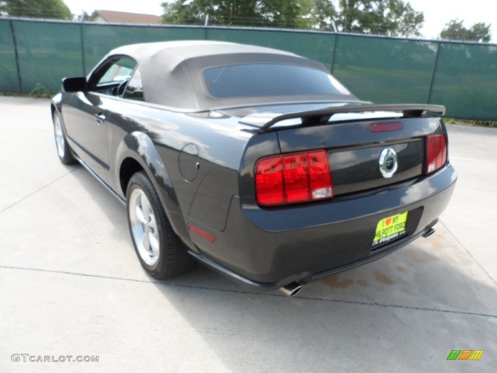 2008 Mustang GT Premium Convertible - Alloy Metallic / Dark Charcoal photo #5