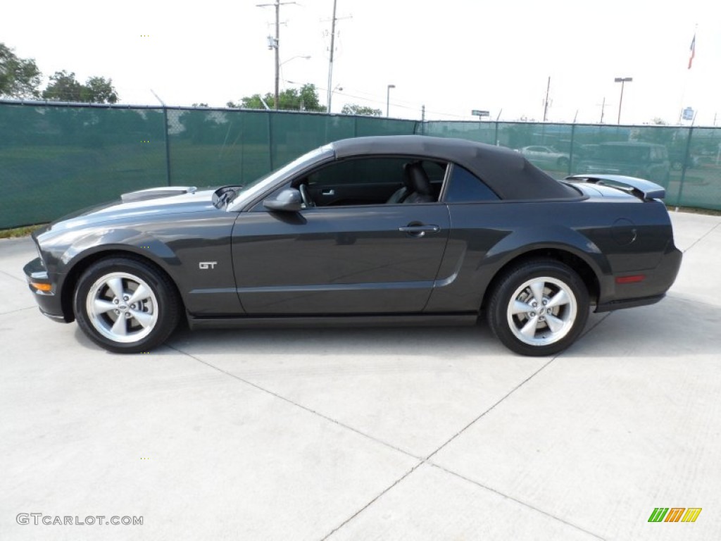2008 Mustang GT Premium Convertible - Alloy Metallic / Dark Charcoal photo #6