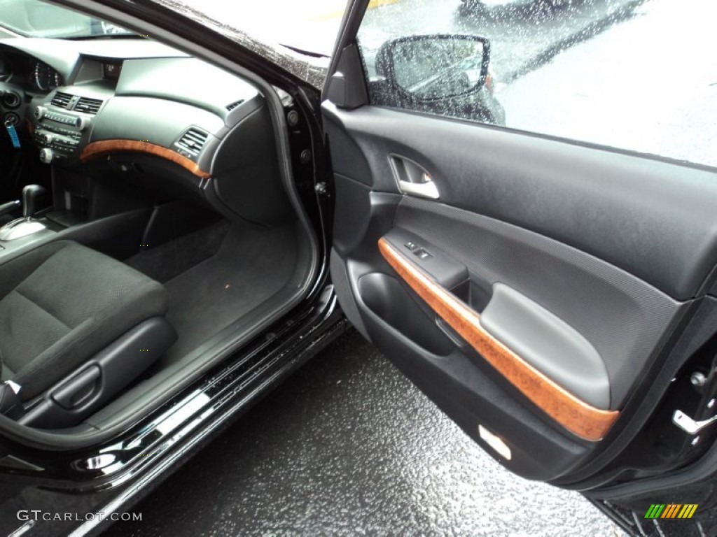 2011 Honda Accord EX Sedan Black Door Panel Photo #51226208