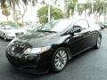 2009 Crystal Black Pearl Honda Civic EX Coupe  photo #7