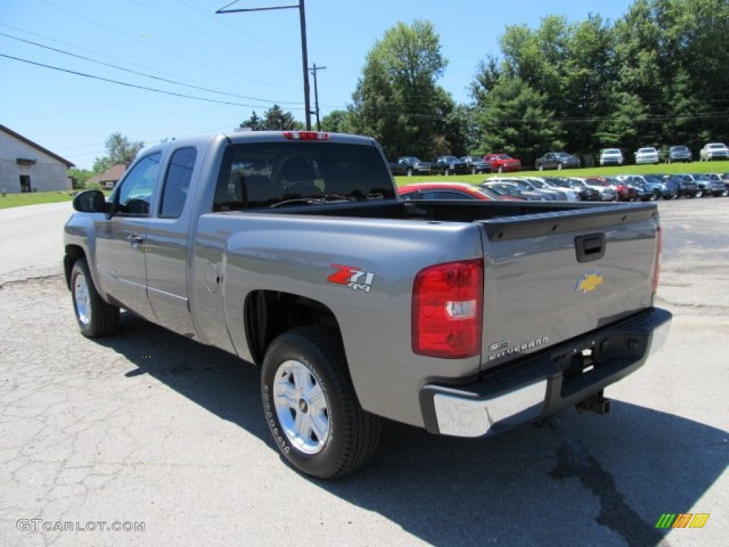 2008 Silverado 1500 LT Extended Cab 4x4 - Graystone Metallic / Ebony photo #5