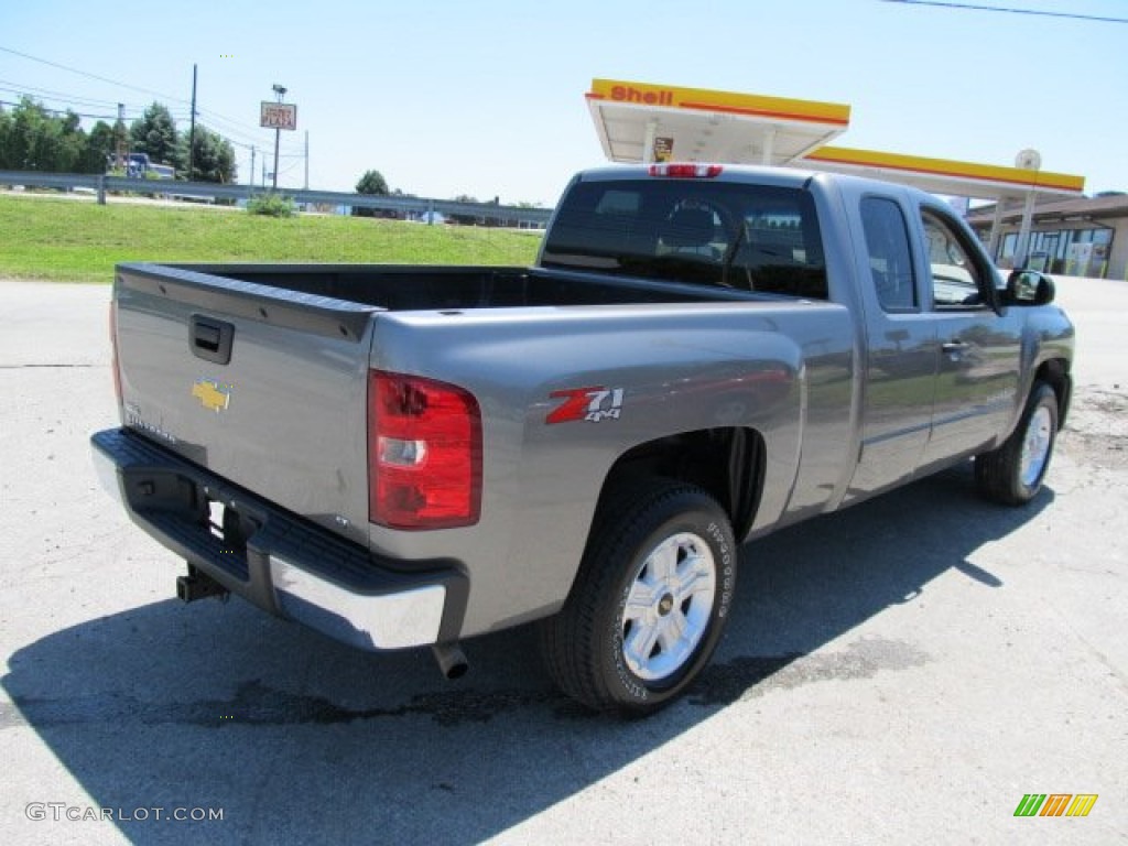 2008 Silverado 1500 LT Extended Cab 4x4 - Graystone Metallic / Ebony photo #9