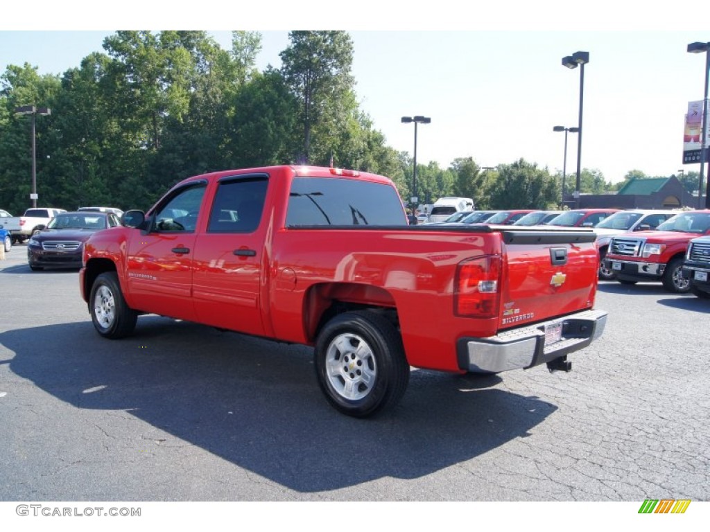 2009 Silverado 1500 LT XFE Crew Cab - Victory Red / Ebony photo #42