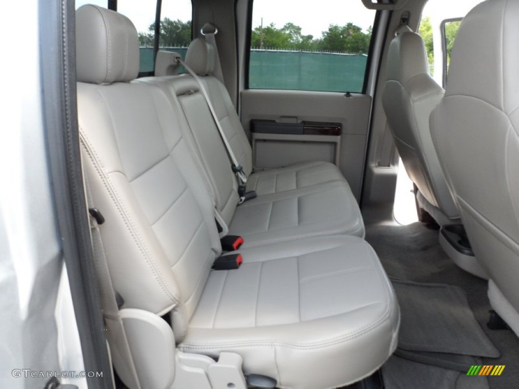 Medium Stone Interior 2010 Ford F250 Super Duty Lariat Crew Cab Photo #51227393