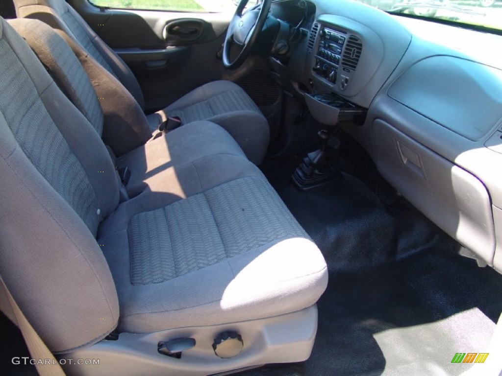 Medium Graphite Grey Interior 2003 Ford F150 XL Regular Cab 4x4 Photo #51228779