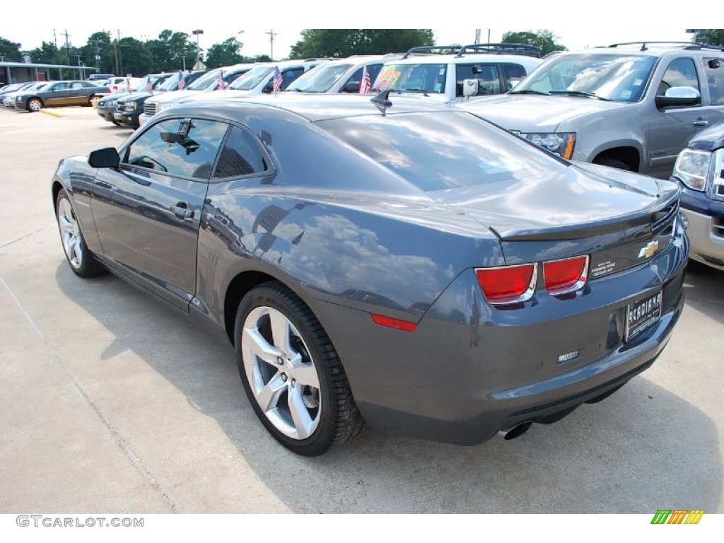 2010 Camaro SS Coupe - Cyber Gray Metallic / Gray photo #3