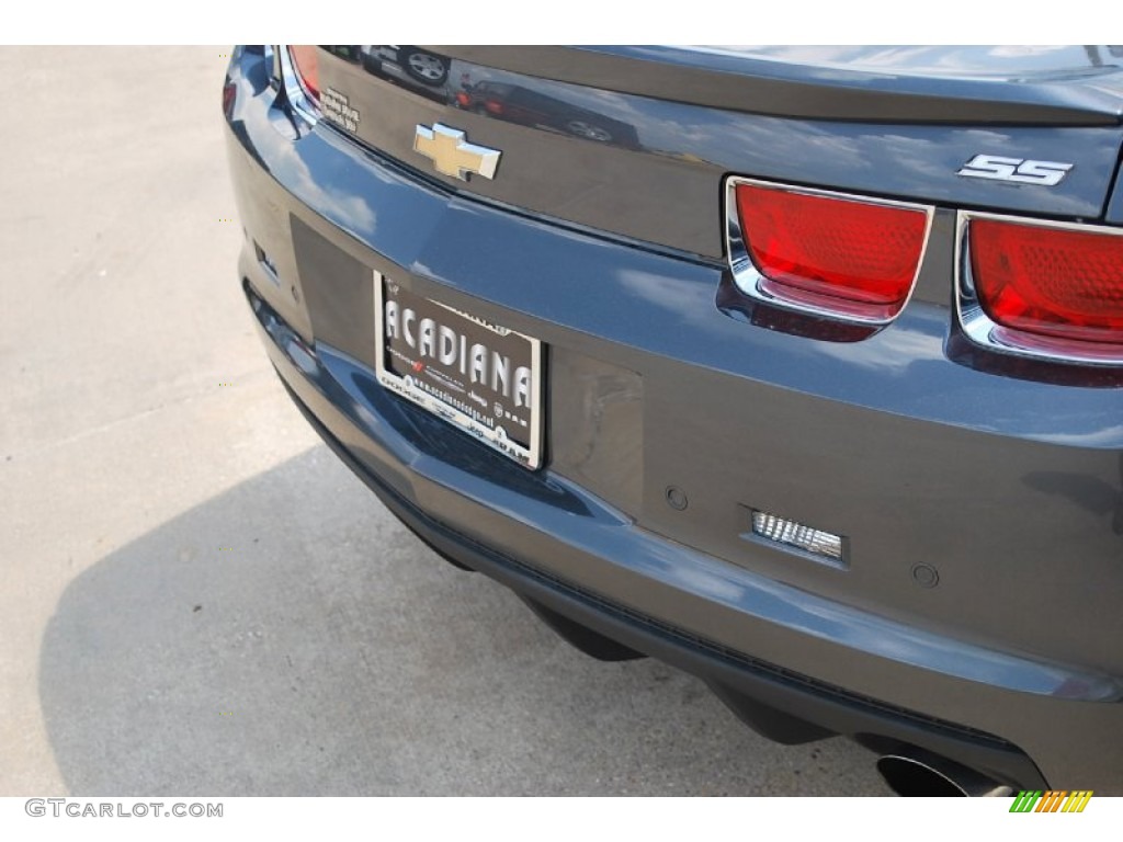 2010 Camaro SS Coupe - Cyber Gray Metallic / Gray photo #5