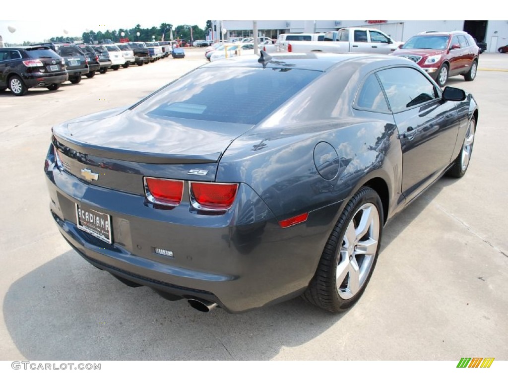 2010 Camaro SS Coupe - Cyber Gray Metallic / Gray photo #6