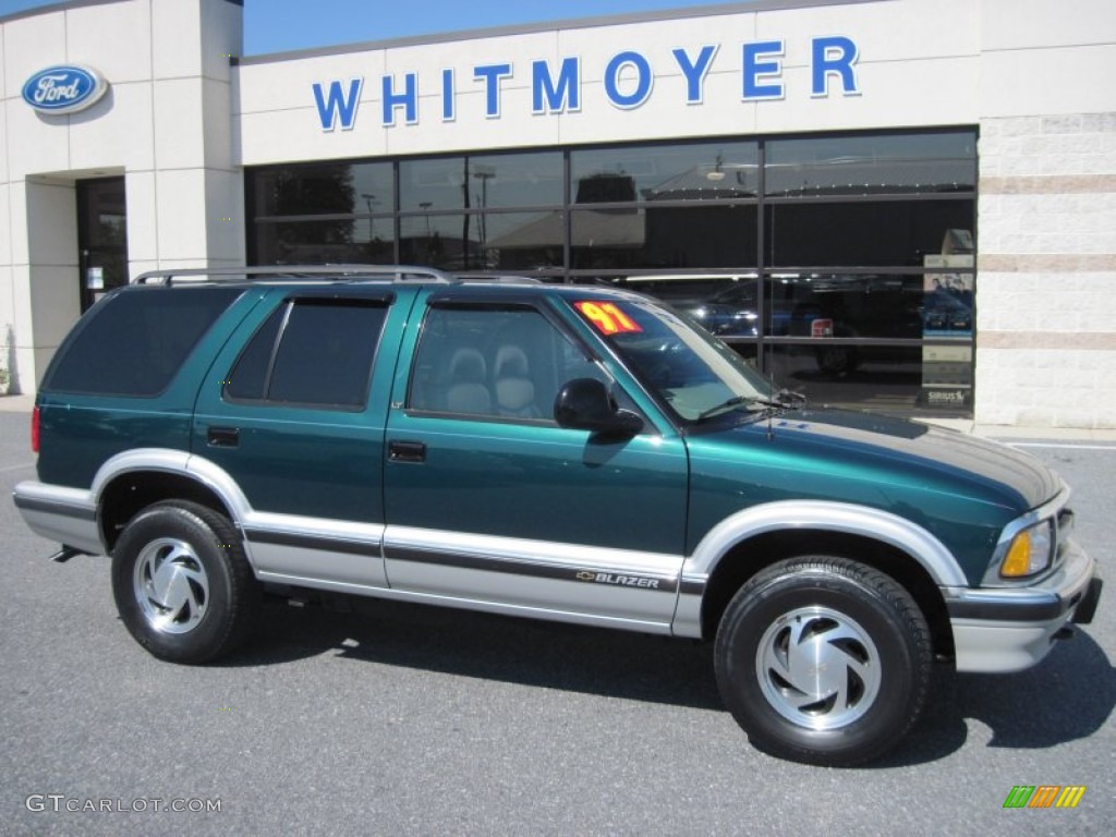 1997 Blazer LT 4x4 - Fairway Green Metallic / Dark Pewter photo #1
