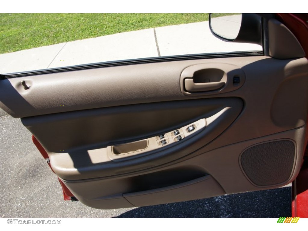 2004 Stratus ES Sedan - Inferno Red Pearlcoat / Sandstone photo #10