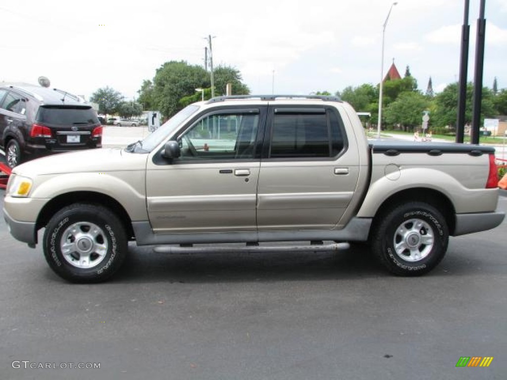 Harvest Gold Metallic 2002 Ford Explorer Sport Trac Standard Explorer Sport Trac Model Exterior Photo #51231377