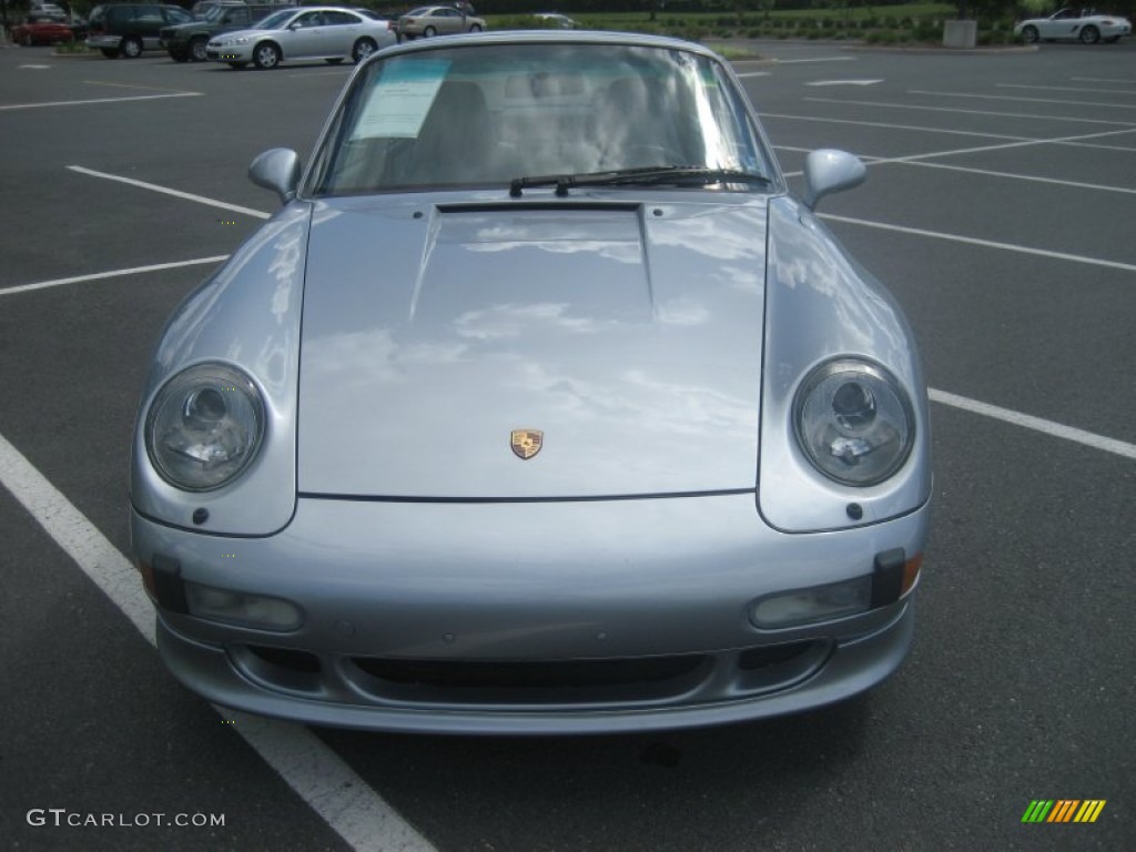 Polar Silver Metallic 1996 Porsche 911 Turbo Exterior Photo #51231527