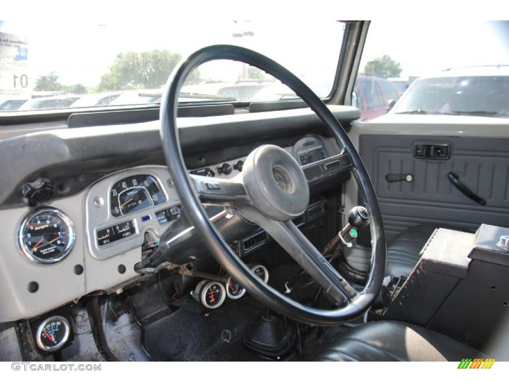 Black Interior 1976 Toyota Land Cruiser FJ40 Photo #51232961