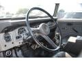 Black 1976 Toyota Land Cruiser FJ40 Interior Color