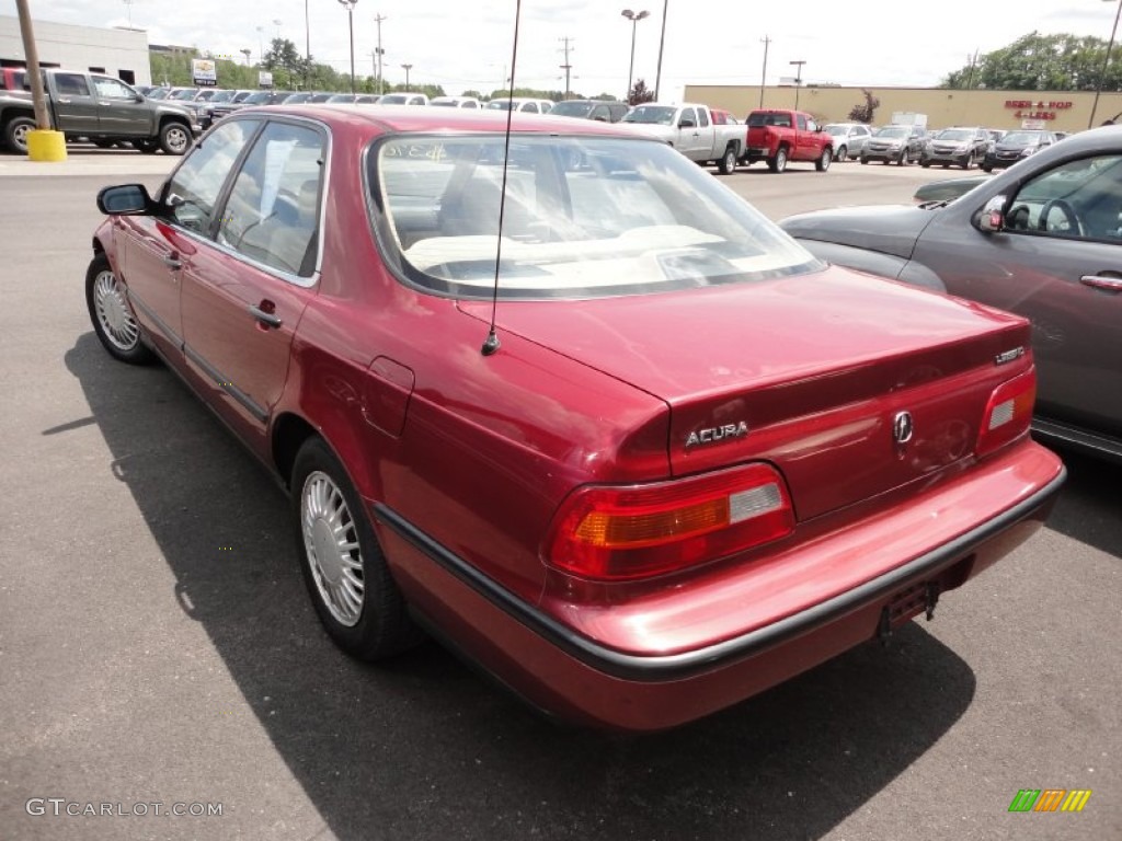 Persian Red Pearl 1991 Acura Legend Sedan Exterior Photo #51234110