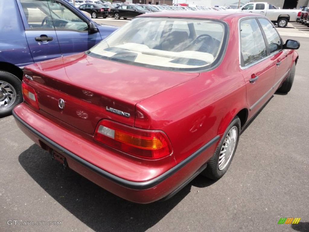 Persian Red Pearl 1991 Acura Legend Sedan Exterior Photo #51234134