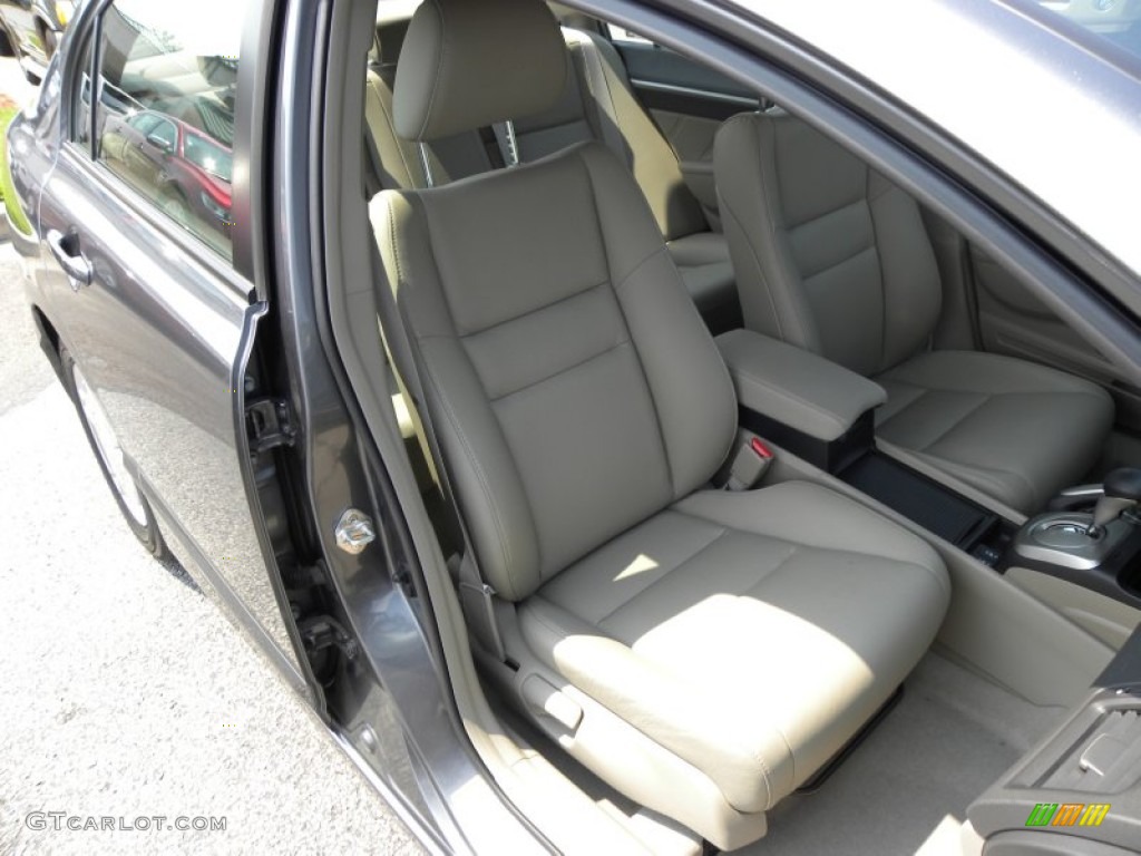 Beige Interior 2010 Honda Civic Hybrid Sedan Photo #51234344